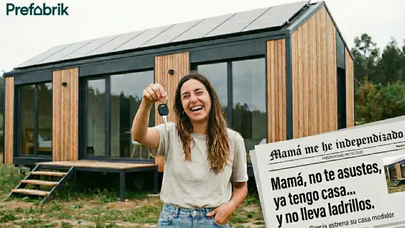 Mamá, no te asustes: ya tengo casa… y no lleva ladrillos